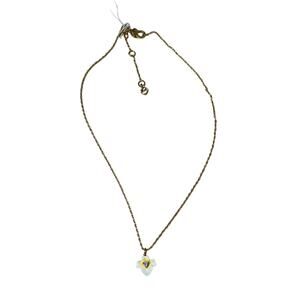 Kate Spade precious pansy enamel mini pendant Necklace